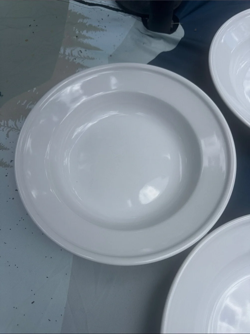 Williams Sonoma pantry essentials White Ceramic Rim Soup Bowls - Set of 6